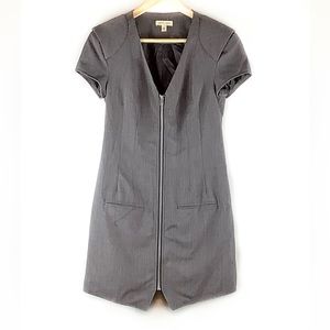 Silence + Noise Grey Zipper Mini Dress Size XS